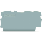 WAGO Kontakttechnik GmbH-2000-1391 Steckverbinderzubehör Connector Accessories End Plate/Intermediate Plate Straight Polyamide 6/6 Gray Box