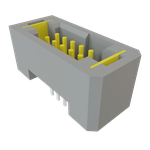 Conn Shrouded Header (4 Sides) HDR 10 POS 1.27mm Solder ST Top Entry Thru-Hole TIGER EYE™ Tube