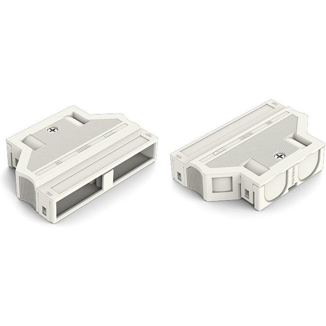 WAGO-770-516/029-000 电缆配件 Strain Relief Housing, 6-Pole, for 2 Cables, Cable diameter 8.5 - 13.5 mm