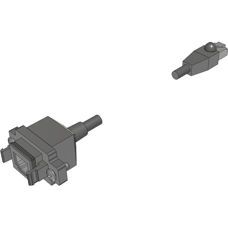 Samtec-RPCE-01-E-00.47-D-C5E null RJ45 Ethernet Cable Assembly