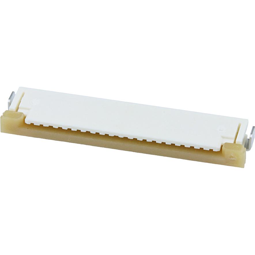 Molex-52207-2085 Connector FFC-FPC Conn FFC/FPC Connector SKT 20 POS 1mm Solder RA SMD Easy-On T/R