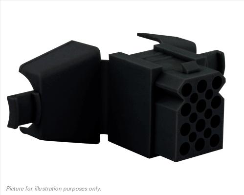 SOURIAU-SMS12RDH1 Connector Rectangular Conn Rectangular F 12 POS 5.08mm Crimp ST Panel Mount