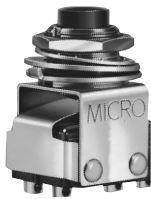 Honeywell-2PB7 Bouton commutateur poussoir Switch Push Button N.O./N.C. DPDT Round Plunger 5A 250VAC 30VDC Momentary Panel Mount Solder