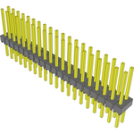 Conn Unshrouded Header HDR 40 POS 2.54mm Solder ST Top Entry Thru-Hole Bulk