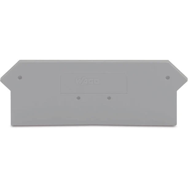 WAGO-279-316 Steckverbinderzubehör Connector Accessories End Plate/Intermediate Plate Polyamide 6/6 Gray Box