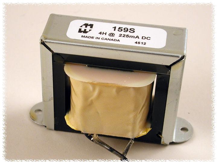 Hammond Manufacturing-159S Induktor verbleit Filter Choke 4000000uH 15% 0.225A 65Ohm DCR Solder Lug
