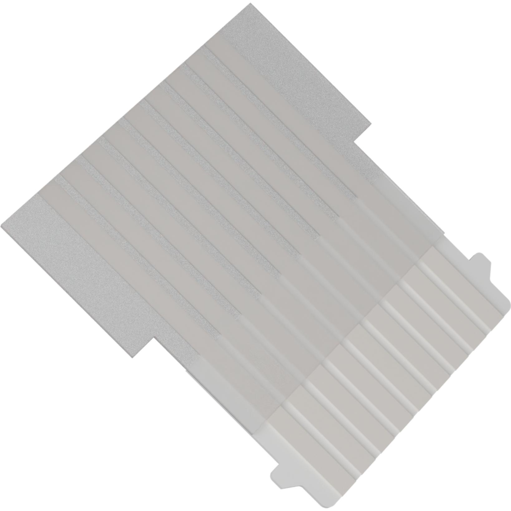 Molex-0154670773 扁平/带状电缆组件 Cable Assembly 0.102m 29AWG 1mm 9 to 9 POS FFC Jumper to FFC Jumper M-M Premo-Flex FFC Jumper Bag