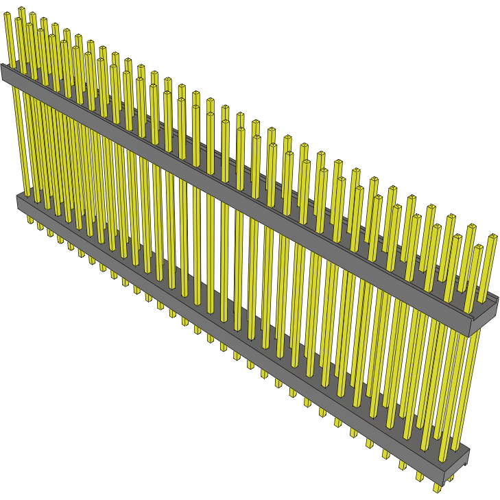 Samtec-DW-32-14-F-D-1000 Embases de raccordement et réceptacles PCB Conn Board Stacker HDR 64 POS 2.54mm Solder ST Top Entry Thru-Hole Bulk