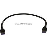 HARTING-09451452933 USB Kabelbaugruppen USB 3.0 IP20 cable 2,0m, 2x type A 11