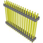Conn Board Stacker HDR 32 POS 2.54mm Solder ST Top Entry Thru-Hole Bulk