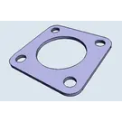 HUBER+SUHNER-77_Z-0-0-1/-_-H Steckverbinderzubehör Connector Accessories Insulating Washer Straight Polyamide