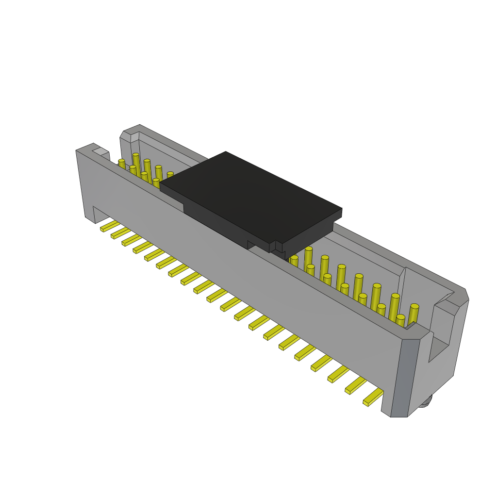 Samtec-TFM-120-02-S-D-A-P 连接器插头及 PCB 插座 Conn Shrouded Header (4 Sides) HDR 40 POS 1.27mm Solder ST Top Entry SMD TIGER EYE™ Tube
