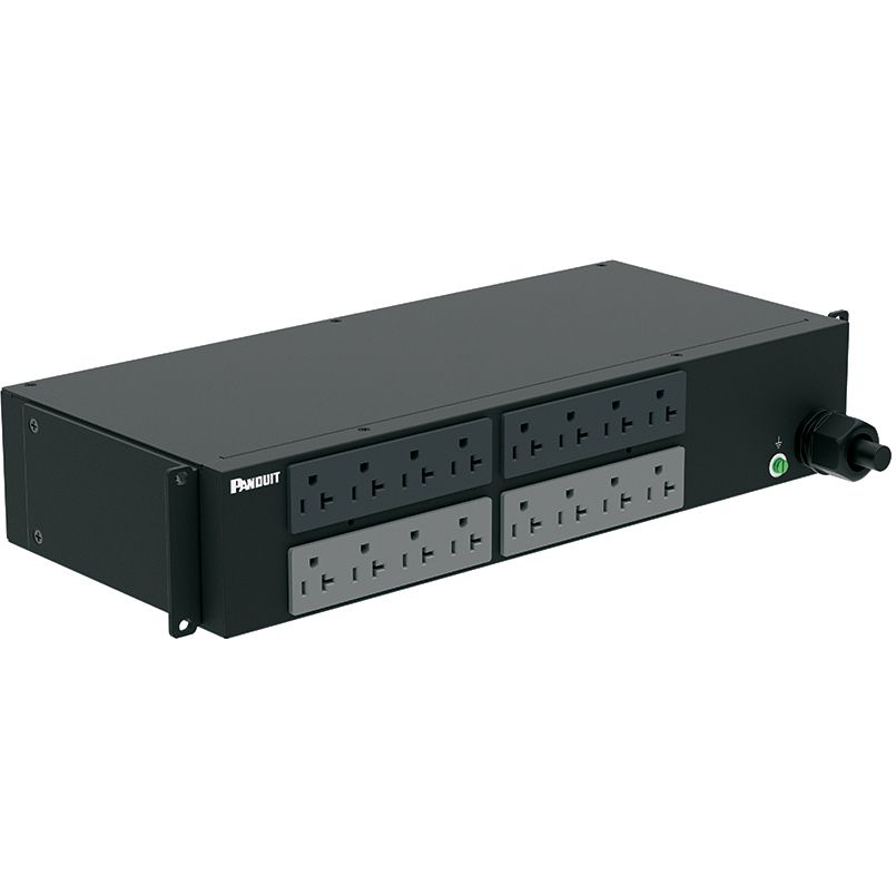 Panduit-P16B41M Stromverteilungseinheit PDU Basic 120V to 240V 16A Horizontal Rackmount