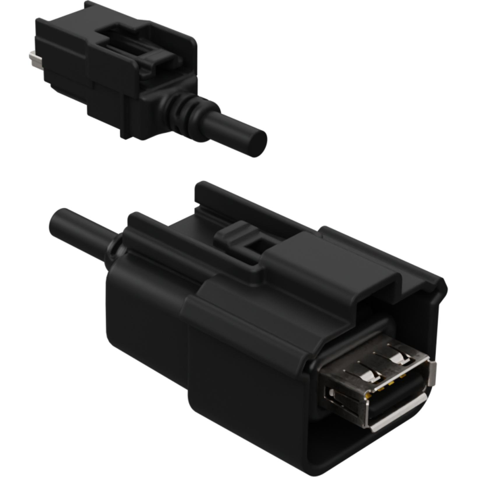 Molex-1110150200 USB Kabelbaugruppen Cable Assembly 1m USB Type A to Mini USB Type B 4 to 5 POS F-M