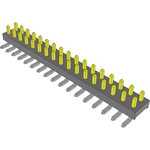 Conn Unshrouded Header HDR 34 POS 2mm Solder ST Top Entry SMD Tube