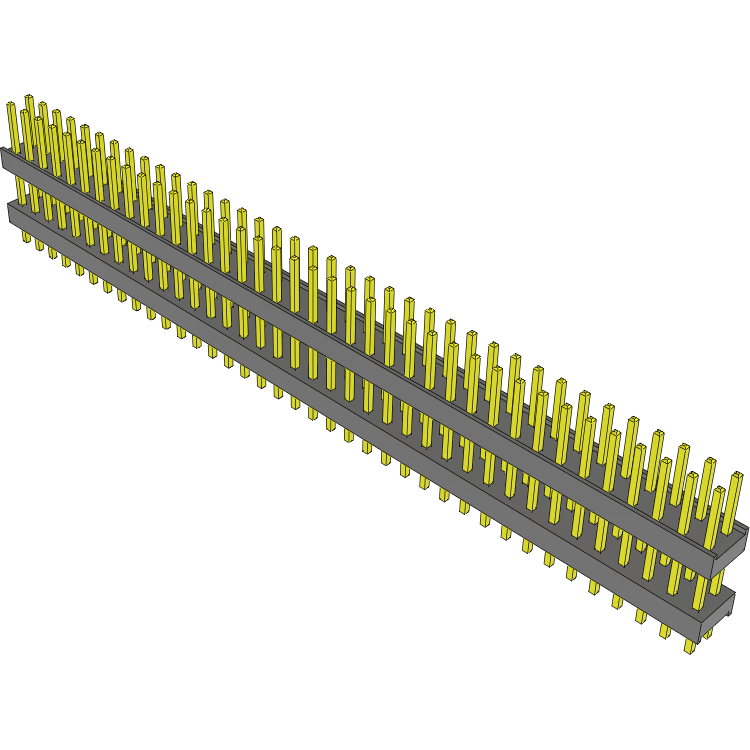 Samtec-SSW-138-01-F-D Connector Headers and PCB Receptacles Conn Socket Strip SKT 76 POS 2.54mm Solder ST Top Entry Thru-Hole Bulk