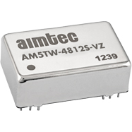 Aimtec-AM5TW-2405SH35-VZ 直流-直流转换器和开关式调节器模块 Module DC-DC 24VIN 1-OUT 5V 1A 5W 7-Pin DIP Module