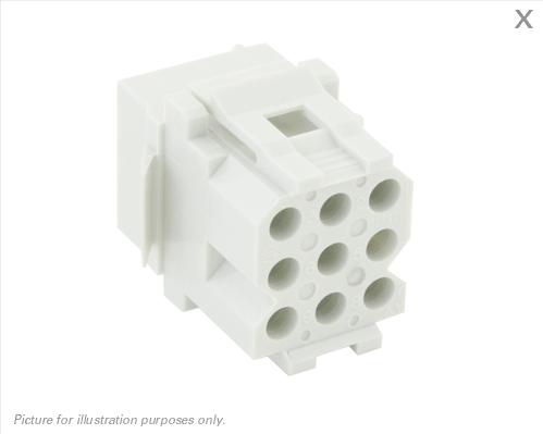 SOURIAU-SMS9R-3 Steckverbinder, rechteckig Conn Rectangular F 9 POS ST Panel Mount