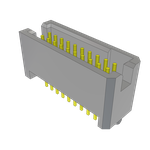 Conn Shrouded Header (4 Sides) HDR 20 POS 1.27mm Solder ST Top Entry Thru-Hole TIGER EYE™ Tube
