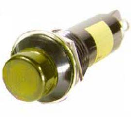 Dialight-612-3332-130F Panel Mount Indicators LED Panel Mount Indicator Uni-Color Yellow 90mcd 2-Pin