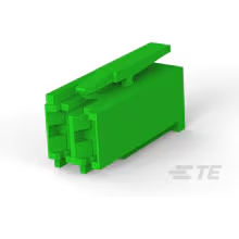 TE Connectivity-2178029-2 Einzeladersteckverbinder, Gehäuse Conn Housing RCP 2 POS 5mm Crimp ST Cable Mount Green Package