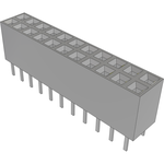 Conn Socket Strip SKT 22 POS 2.54mm Solder ST Top Entry Thru-Hole TIGER CLAW™ Tube