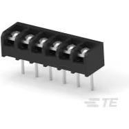 TE Connectivity-1-1546158-6 Steckverbinder, Klemmenblöcke Conn Barrier Strip 6 POS 8.26mm Wire Wrap ST Cable Mount 20A/Contact Package