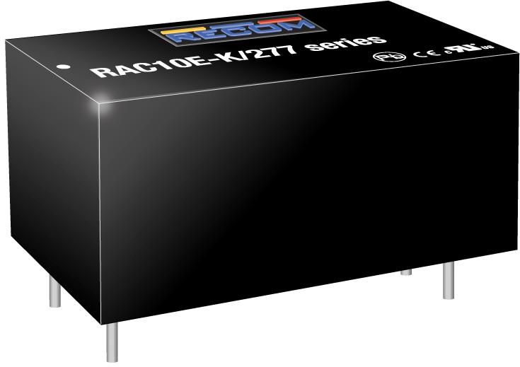 RECOM Power GmbH-RAC10E-3.3SK/277 AC to DC Power Supplies AC/DC Power Supply Single-OUT 3.3V 2.5A 10W 4-Pin Tube