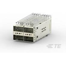 TE Connectivity-2308171-5 Connettore telefono e telecomunicazione ZQSFP+ CAGE CONN 2X2, EMI SPRING, BTB