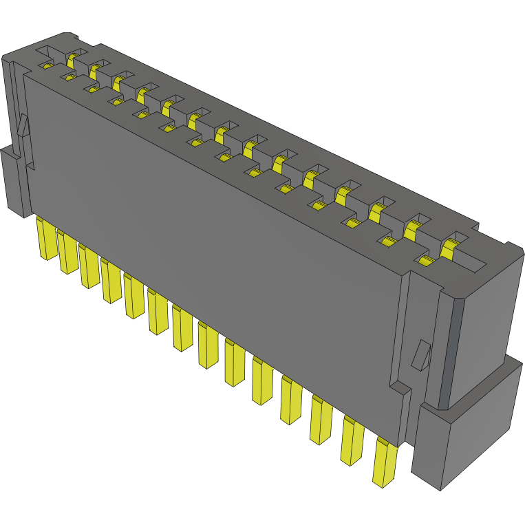 Samtec-FC1-14-02-T Connettore FFC-FPC Conn FFC/FPC Connector SKT 14 POS 1mm Solder RA SMD Tube