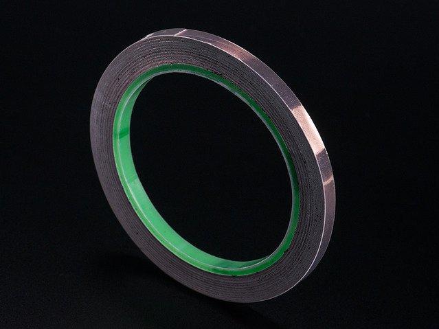 Adafruit Industries-1128 Nastri Copper Foil Tape with Conductive Adhesive - 6mm x 15 meter roll