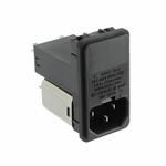 Delta Electronics-06NB4 Spannungsversorgungseingangsmodule Power Entry Module EMI Filtered M 3 POS 250VAC 6A Fuse/Switch ST 1 Port