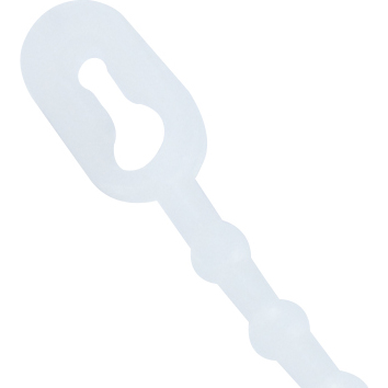 NTE Electronics-04-04BD9 Sujetacables Cable Ties, Beaded Nylon 6/6 Bag