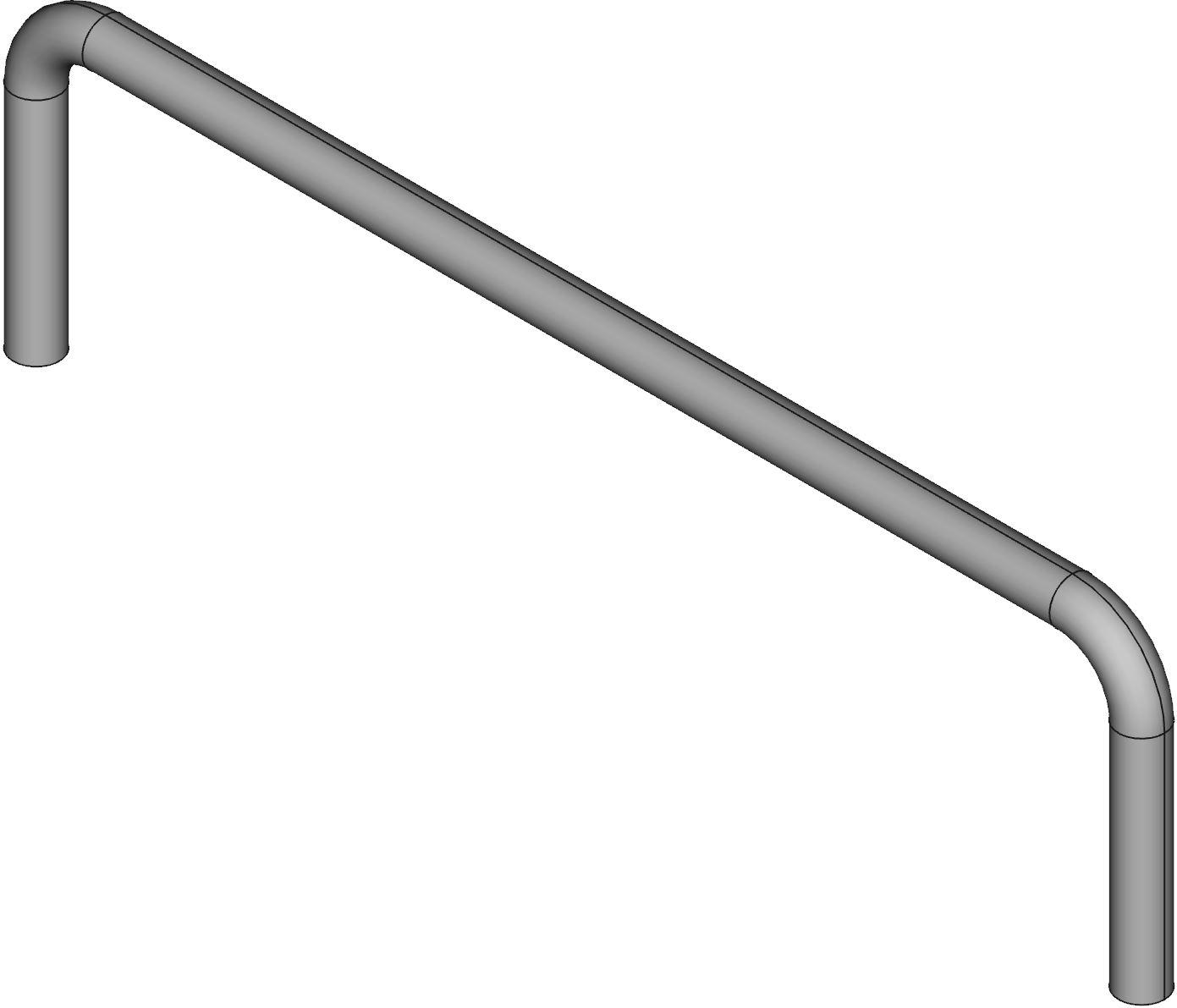 Hammond Manufacturing-1427W2 null Chassis Handle, Steel, Bright Chrome