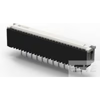 TE Connectivity-84501-1 Steckverbinder, FFC-FPC Conn FPC Connector SKT 12 POS 2.54mm Solder ST Thru-Hole Tube