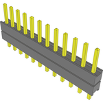 Conn Board Stacker HDR 12 POS 2.54mm Solder ST Top Entry Thru-Hole Bulk