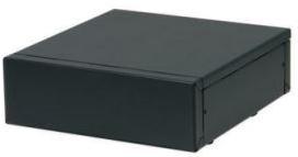Schroff GmbH-14820195 Kästen, Gehäuse und Gestelle Black Aluminum/Steel Surface Mount Desktop Enclosure