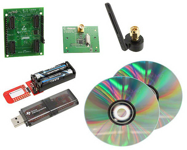 Texas Instruments-DK-EM2-2500S RF/Drahtlos-Entwicklungsplatinen und Kits Stellar Is 2.4 GHz Simplicity Wireless Kit