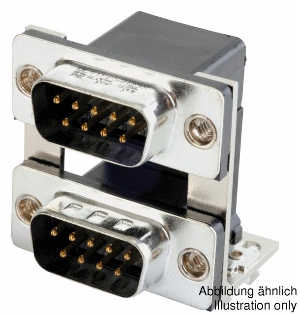 CONEC-DLS2SS5AN23X Raccordement D ultra-miniaturisé Conn D-Sub SKT/SKT 15/15 POS 1.38mm Solder RA Thru-Hole 30 Terminal 2 Port