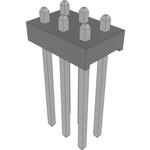 Conn Unshrouded Header HDR 6 POS 2mm Solder ST Thru-Hole Bulk