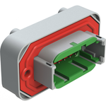 Conn Wire to Board HDR 12 POS 4.2mm Solder RA Side Entry Thru-Hole Tray