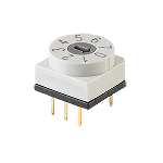 Switch DIP N.O./N.C. SP8T 8 Recessed Slotted 0.15A 42VDC PC Pins 2.54mm Thru-Hole Tube