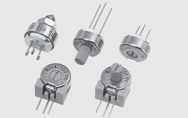 NIDEC Copal Electronics-RJ-13PR 10KOHM(103)  Res Cermet Trimmer 10K Ohm 10% 0.75W(3/4W) 1(Elec)/1(Mech)Turn 4.9mm (12.4 X 13.3mm) Pin Thru-Hole Bulk