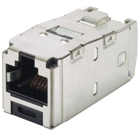 Panduit-CJST6X88TGY Steckverbinder, Telefon und Telekommunikation Cat6a 28/30awg Shielded Jack Module, BL