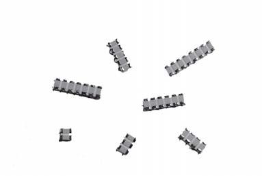 Vishay-PRA100I4-500RBBBT Widerstandsnetzwerke und -Anordnungen Res Thin Film Array 500 Ohm 0.1% ±10ppm/°C ISOL Molded 8-Pin Convex SMD Automotive AEC-Q200 T/R