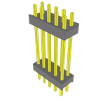 Conn Board Stacker HDR 10 POS 2.54mm Solder ST Top Entry Thru-Hole Bulk