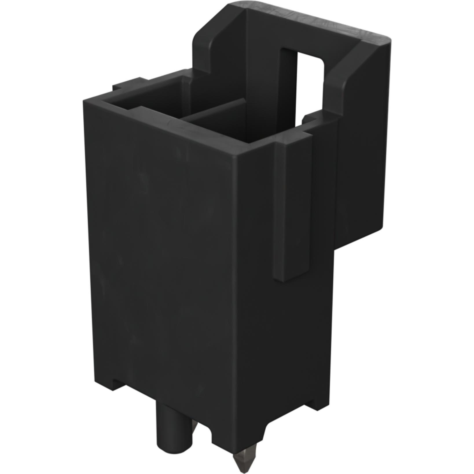 Molex-1722861202 Steckverbinderleisten und Leiterplattenbuchsen Conn Wire to Board HDR 2Power POS 3.5mm Solder ST Thru-Hole Tray