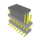 Conn Board Stacker HDR 16 POS 2mm Solder ST Top Entry SMD T/R