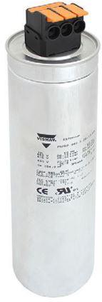 Vishay-PHMKPG525.3.25,00-S84 塑料薄膜电容器 Cap Film 96.2uF 525V PP 5%( 84.4 X 265mm) Stud Mount SIGUT Aluminum Cylindrical Can Box