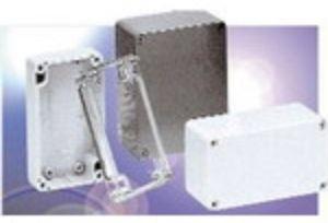 Bud Industries-PN-1320-MB  Light Gray Polycarbonate Wall Mount NEMA 4X Enclosure